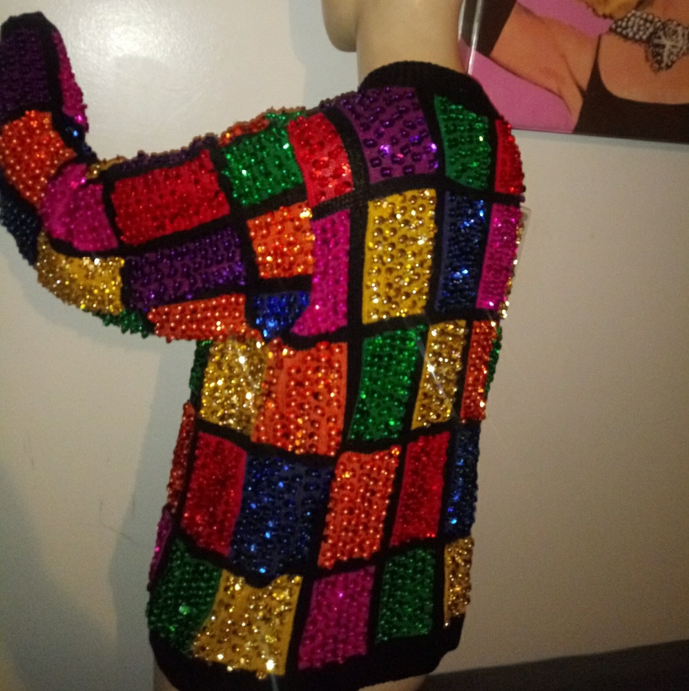 Color block Cardigan - Picture 6 of 6